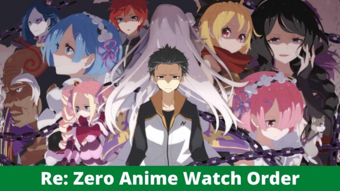 Re: Zero Anime Watch Order