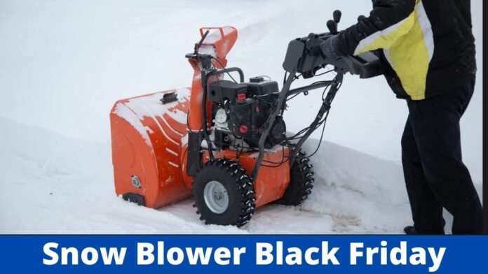 Snow Blower Black Friday
