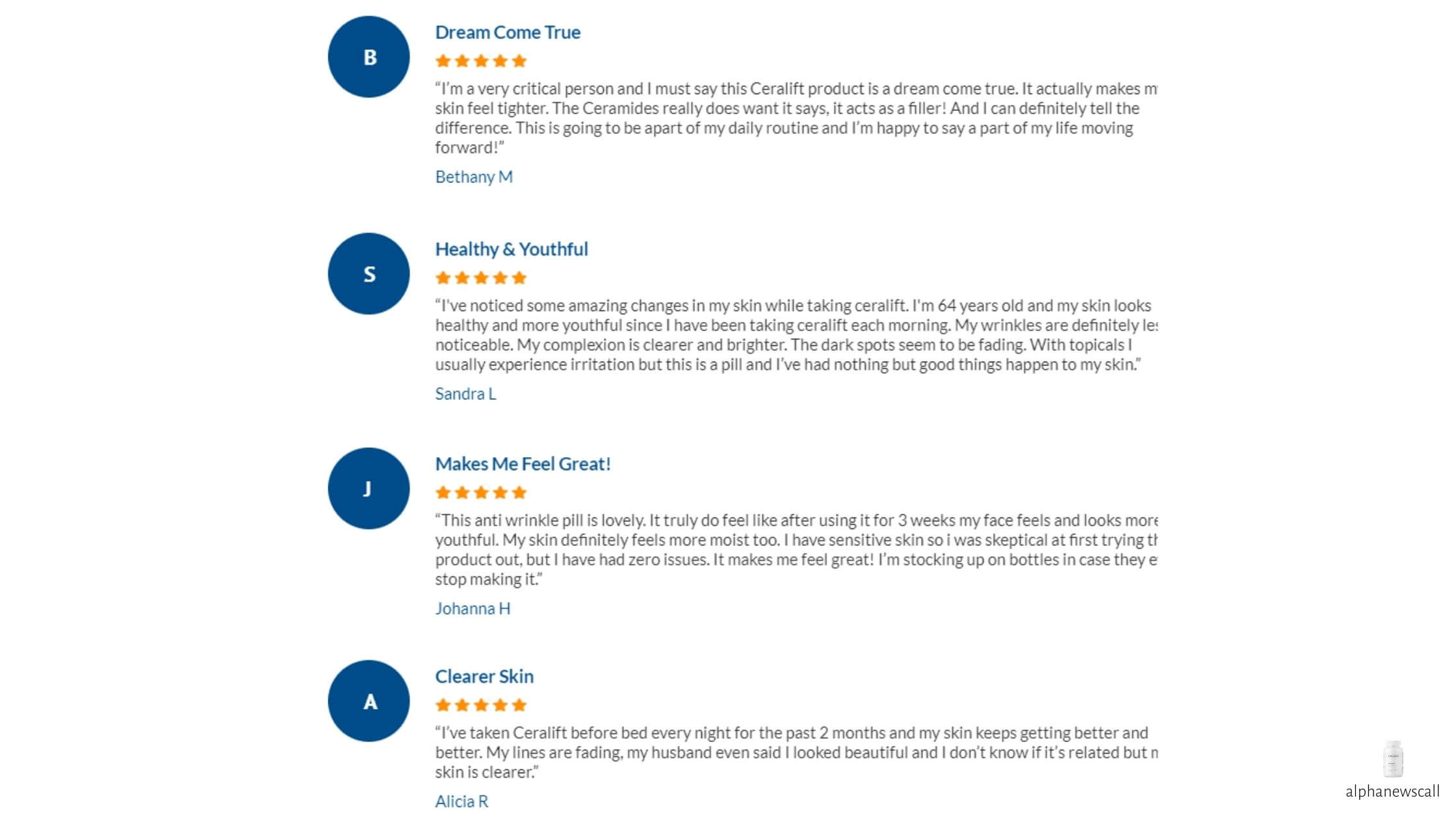 Ceralift Customer Reviews
