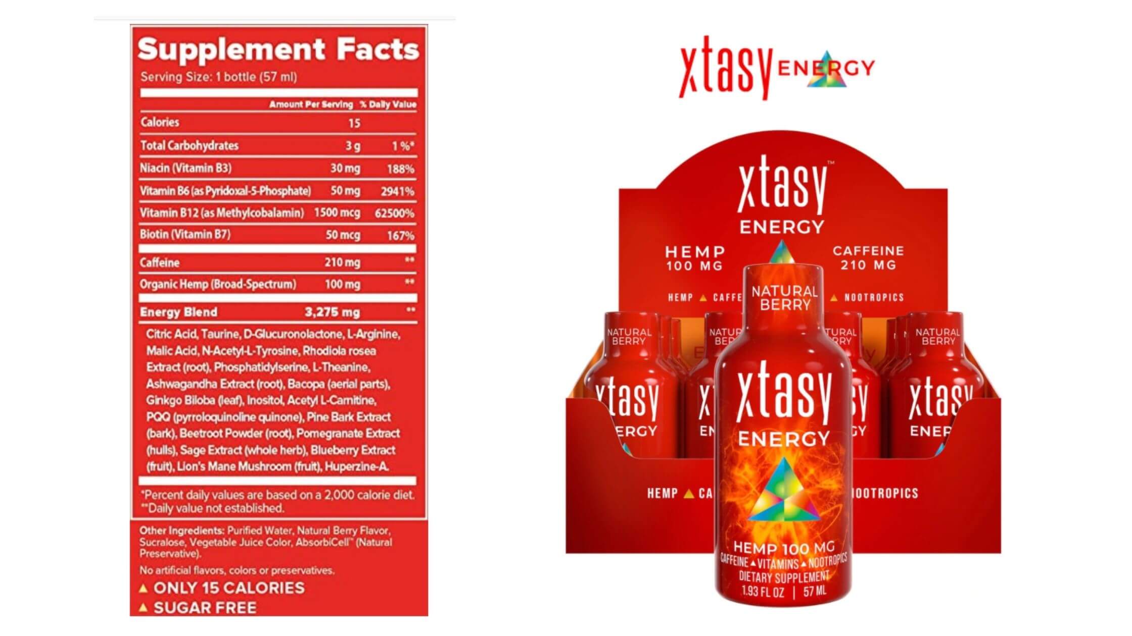 Xtasy Energy Dosage