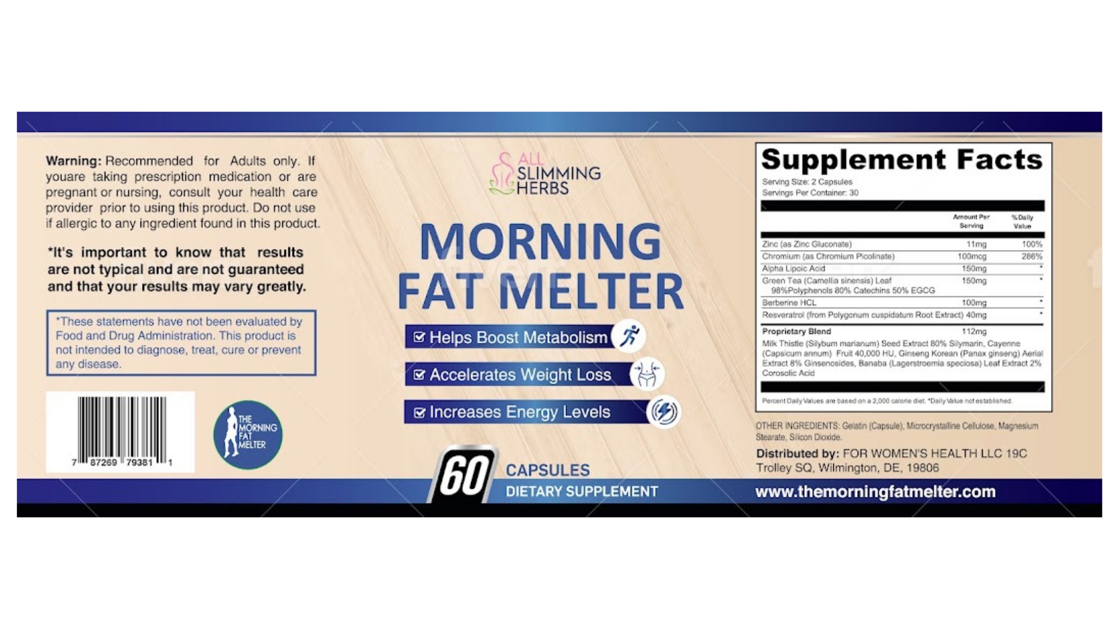 Morning Fat Melter Supplement Dosage