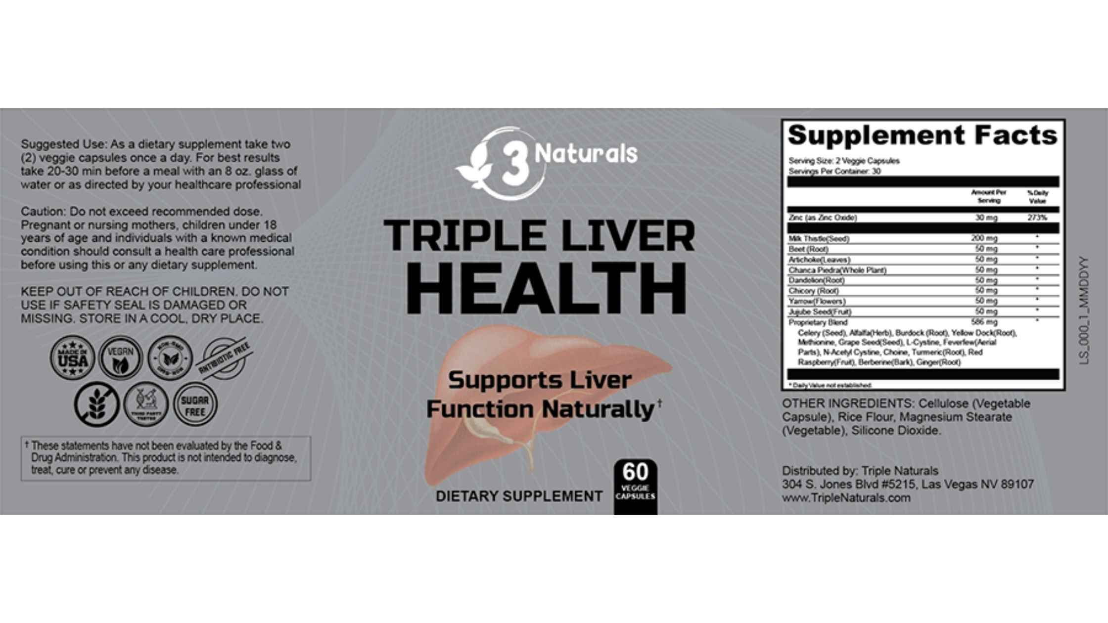 Triple Liver Health Dosage
