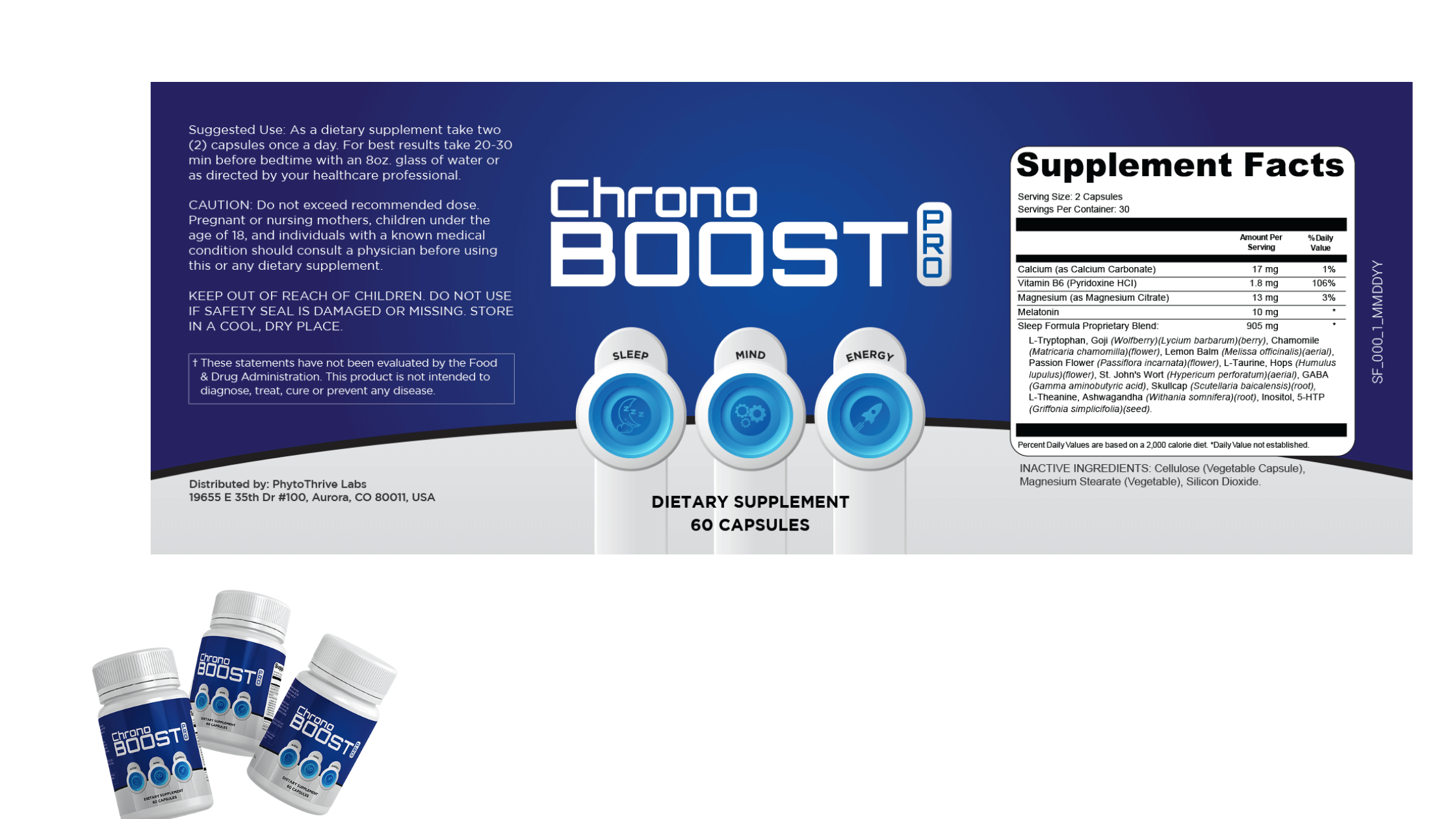 ChronoBoost Pro dosage