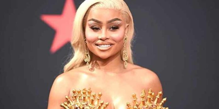 2022-BET-awards-Blac-Chyna-Glows-In-Plunging-Gold-Dress-With-Spikes