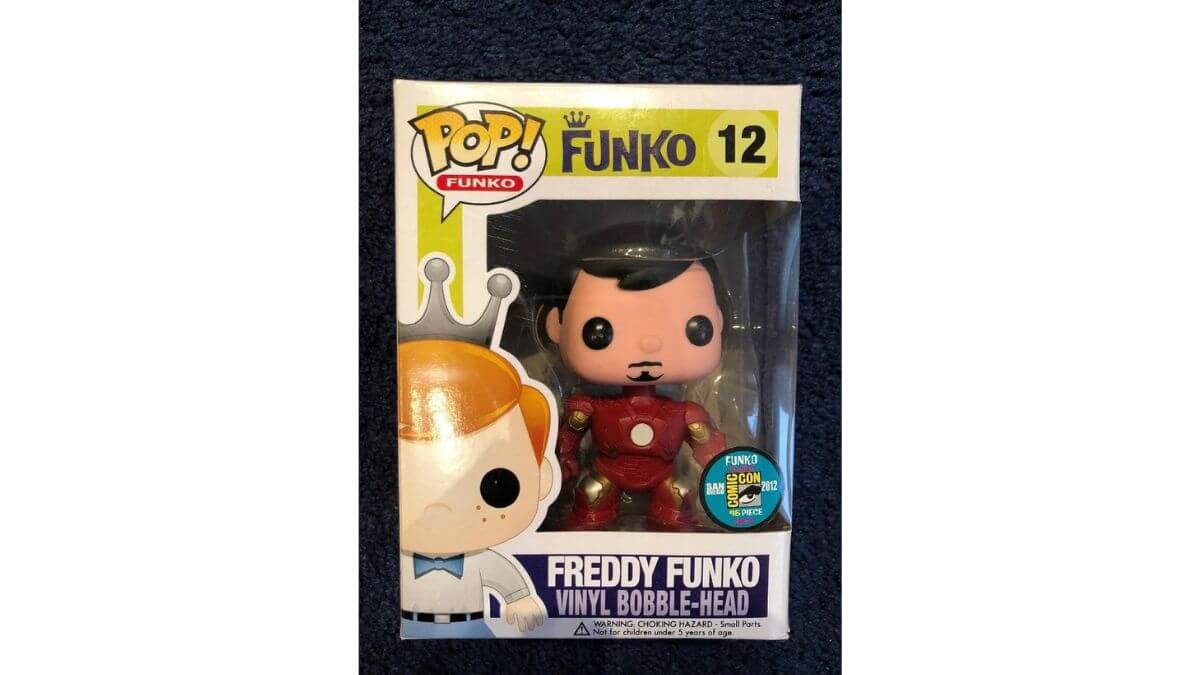 Tony Stark Freddy Funko (Metallic)
