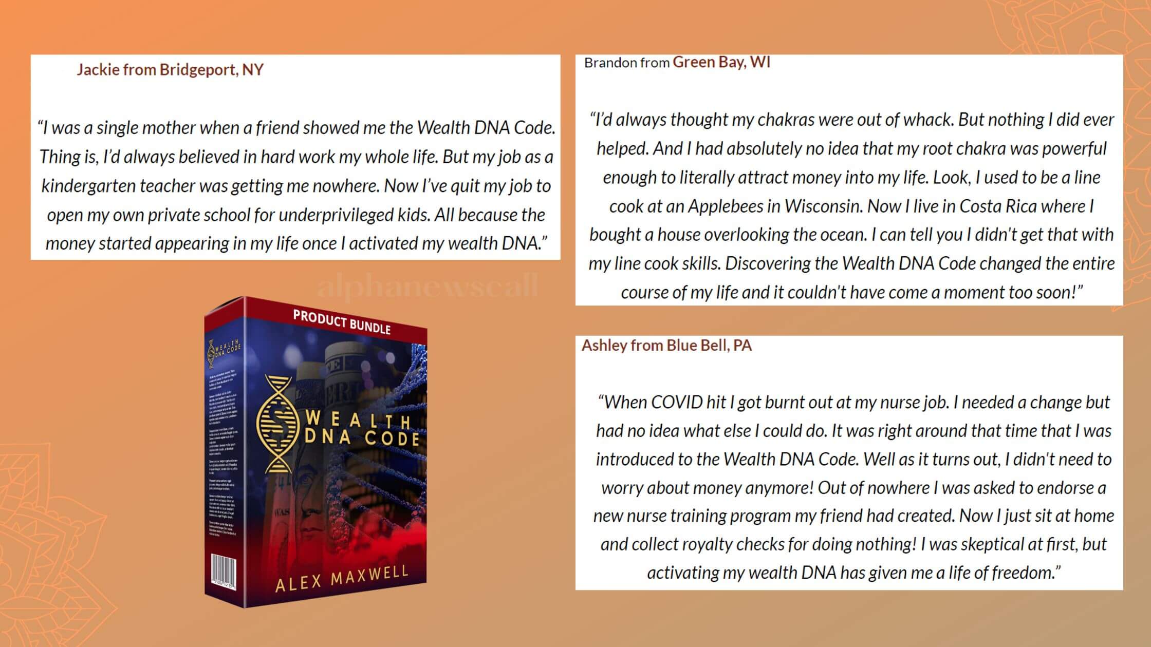 Wealth DNA Code Customer Reviews