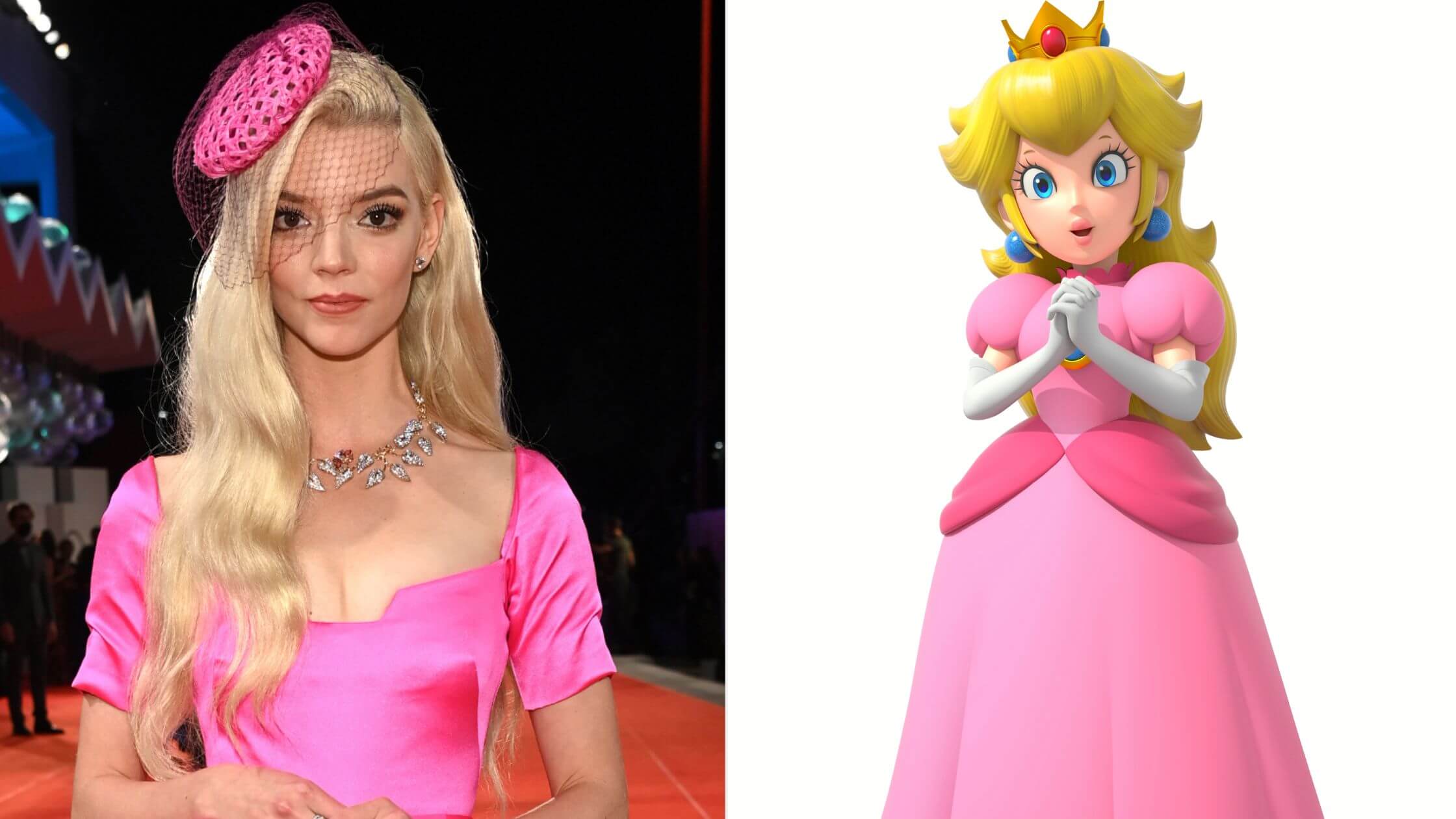 The Super Mario Bros. Movie Cast- Anya Taylor-Joy as Princess Peach